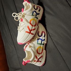 Michael Kors Girl's multi color platform sneakers